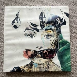 Audrey Hepburn painting